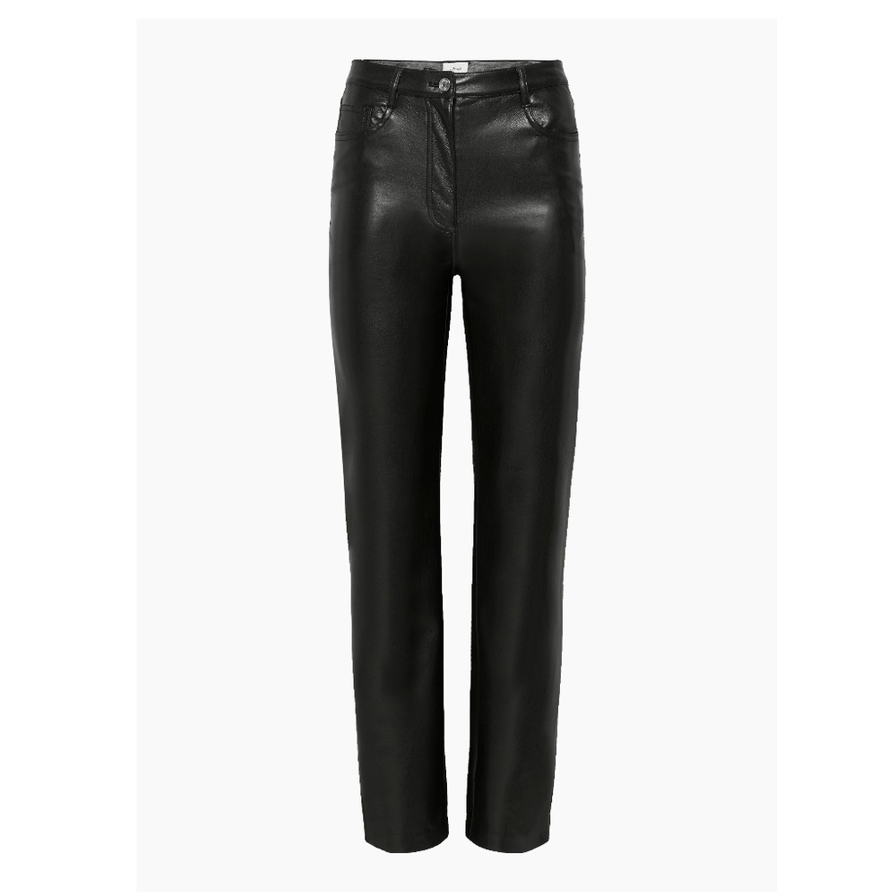 ARITZIA Wilfred The Melina Vegan Leather Pant / Size 8 Regular Length;